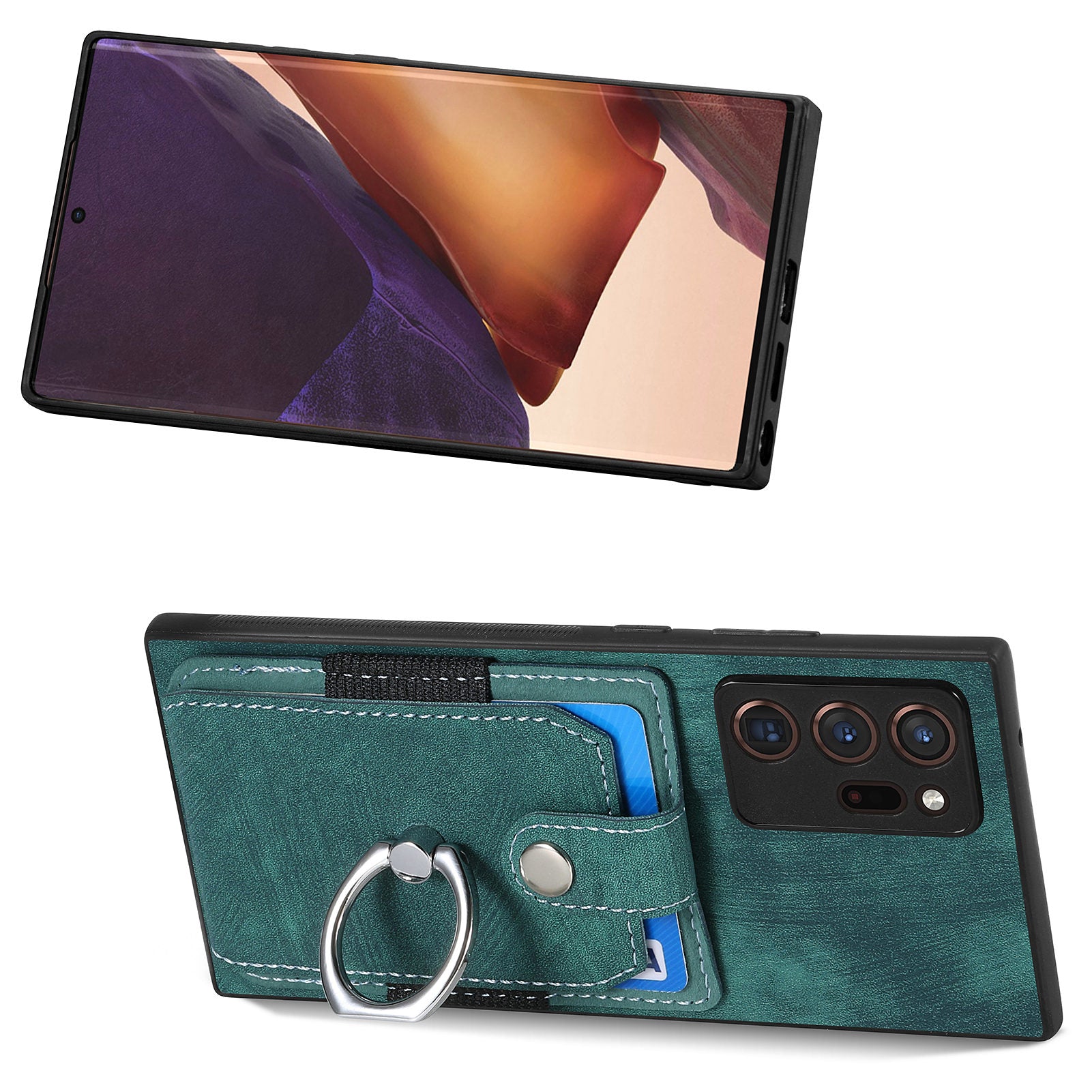 For Samsung Galaxy Note20 Ultra / Note20 Ultra 5G Case PU Leather TPU PC Kickstand Phone Cover with Card Holder For Samsung Galaxy Note20 Ultra / Note20 Ultra 5G Case PU Leather TPU PC Kickstand Phone Cover with Card Holder